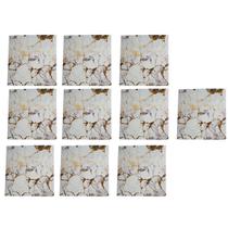 Placa Adesiva Marmore 3D Kit 10 uni Papel de Parede Autocolante Ambiente Moderno Obra Reforma Casa Quarto Sala Cozinha