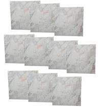 Placa Adesiva Marmore 3D Kit 10 uni Papel de Parede Autocolante Obra Reforma Casa Banheiro Cozinha Ambiente Decoraçao