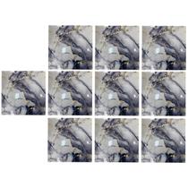 Placa Adesiva Marmore 3D Kit 10 uni Papel de Parede Autocolante Obra Reforma Casa Quarto Sala Ambiente Moderno