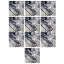 Placa Adesiva Marmore 3D Kit 10 uni Papel de Parede Autocolante Obra Reforma Casa Quarto Sala Cozinha Ambiente Moderno