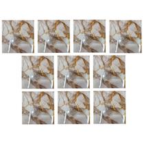 Placa Adesiva Marmore 3D Kit 10 uni Papel de Parede Autocolante Obra Reforma Cozinha Casa Ambiente Moderno Decoraçao