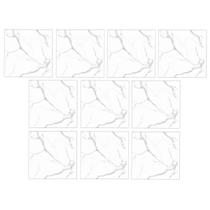 Placa Adesiva Marmore 3D Kit 10 uni Papel de Parede Autocolante Obra Reforma Decoraçao Casa Ambiente Cozinha Banheiro