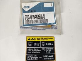 Placa Adesivo Informativo Original Ford 2u5a19a1688aa Placa Adesivo Informativo Original Ford 2u5a19a1688aa