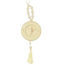 Placa adorno de porta com perola e divino renoir 28x10cm Placa adorno de porta com perola e divino renoir 28x10cm