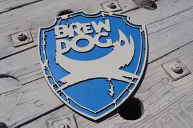 Placa Alto Relevo Brew Dog Cervejarias Bebidas Bares 44cm