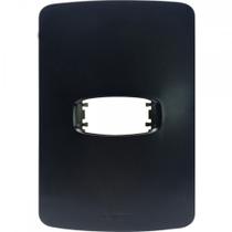 Placa Alumbra Gracia 4X2 Preta (1 Modulo) 85691 Placa Alumbra Gracia 4X2 Preta (1 Modulo) 85691