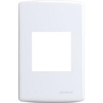 Placa Alumbra Siena 4X2 Branca (2 Modulos) 6402 Placa Alumbra Siena 4X2 Branca (2 Modulos) 6402