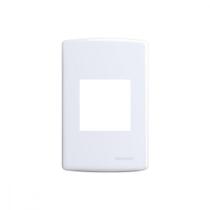 Placa Alumbra Siena 4X2 Branca (2 Modulos) 6402 Placa Alumbra Siena 4X2 Branca (2 Modulos) 6402