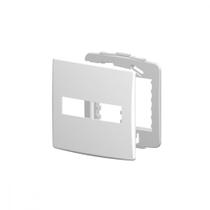Placa Alumbra Siena 4X4 Branca (2 Modulos) 6411 Placa Alumbra Siena 4X4 Branca (2 Modulos) 6411