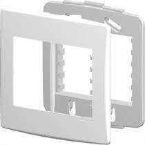 Placa Alumbra Siena 4X4 Branca (6 Modulos) 6433 Placa Alumbra Siena 4X4 Branca (6 Modulos) 6433