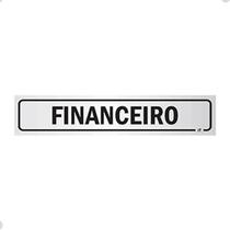 Placa Alumínio 5x25 Financeiro Decore Placa Alumínio 5x25 Financeiro Decore