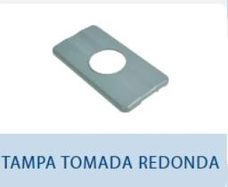 Placa Amanco P / Tomada Redonda Eletro Placa Amanco P / Tomada Redonda Eletro