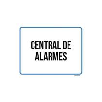 Placa Ambiente Sinalização Setor Central De Alarmes 18X23