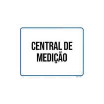 Placa Ambiente Sinalização Setor Central De Medição 36X46