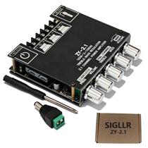 Placa amplificadora de áudio Bluetooth 5.1 200 W 2.1 canais Placa amplificadora de áudio Bluetooth 5.1 200 W 2.1 canais