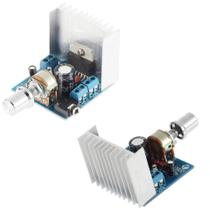 Placa amplificadora de áudio HiletGo TDA7297 15W+15W 12V DC x2 Placa amplificadora de áudio HiletGo TDA7297 15W+15W 12V DC x2