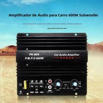 Placa Amplificadora De Áudio Para Carro DC12V De Alta Potência Sem Perdas Módulo De Graves Mono