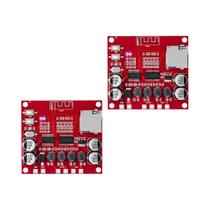 Placa Amplificadora Digital Estéreo Bluetooth 4.2 De 15W Com Reprodução De Cartão TF 12v~24v Placa Amplificadora Digital Estéreo Bluetooth 4.2 De 15W Com Reprodução De Cartão TF 12v~24v