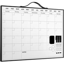 Placa apagável a seco ABERLLS 16x12cm com suporte, 3 ímãs e borracha