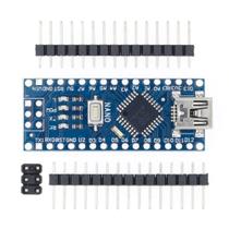 Placa Arduino Nano Com Conector V3 Pino Não Soldado - ATmega328