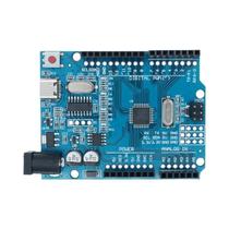 Placa Arduino Uno R3 com Cabo USB - 16MHz, Chip CH340G e Mega328P