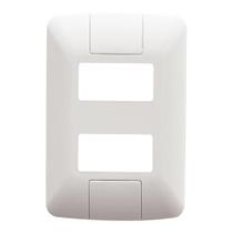 Placa Aria Tramontina 4x2 2 Módulos Separados Branco Placa Aria Tramontina 4x2 2 Módulos Separados Branco