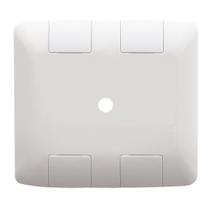Placa Aria Tramontina 4x4 com Furo 9,5mm Branco