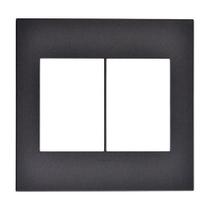 Placa Arteor 3+3 Postos 4x4cm Graphite - Pial Legrand