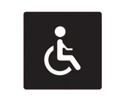 Placa Banheiro Porta Wc Sinalização Vazada Lavável Acrílico Preto Placa Banheiro Porta Wc Sinalização Vazada Lavável Acrílico Preto