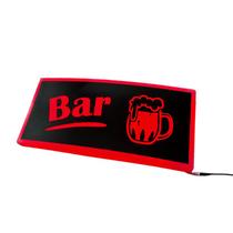 Placa Bar Letreiro Luminoso Led 60x28