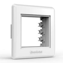 Placa Beleze 2 Módulos Branca Para Caixa De Sobrepor Enerbras