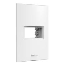 Placa Beleze Branca 4x2 1 Módulo Com Suporte Enerbras