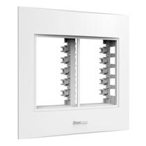 Placa Beleze Branca 4x4 6 Módulos Com Suporte Enerbras