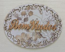 Placa Bem Vindo