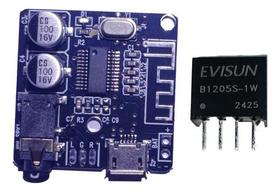 Placa Bluetooth 5.0 + B1205s-1w Kit Anti Ruido Sistema Som