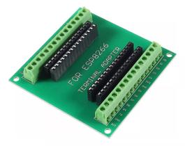 Placa Borne Kre Terminal Adaptador Esp8266 Esp12 Nodemcu