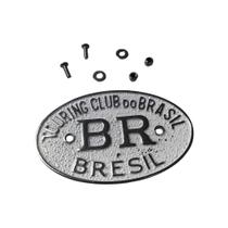 Placa br sem suporte para kombi, fusca. todos os modelos. un Placa br sem suporte para kombi, fusca. todos os modelos. un