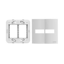 Placa Branca 2 Módulos 4x4 Conjunto Linha Brava Soprano Placa Branca 2 Módulos 4x4 Conjunto Linha Brava Soprano