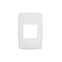 Placa branca 4x2 placa 2 postos 61850 plus - pial