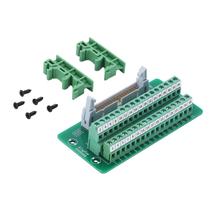 Placa Breakout Jienk IDC34 2x17 34 pinos com bloco de terminais
