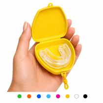 Placa Bucal Oral Moldável Anti Ronco e Bruxismo Stop Snoring com Case Draik