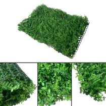 Placa Buchinho com Samambaia Parede Verde Artificial Muro Inglês 40x60cm