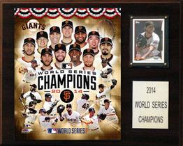 Placa C&I Collectables Campeã do MLB San Francisco Giants 2014 Placa C&I Collectables Campeã do MLB San Francisco Giants 2014