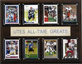 Placa C&I Collectables NCAA Football Utah Utes, os melhores de todos os tempos Placa C&I Collectables NCAA Football Utah Utes, os melhores de todos os tempos