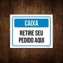 Placa Caixa Retique Pedido Aqui 18x23cm 10un Placa Caixa Retique Pedido Aqui 18x23cm 10un