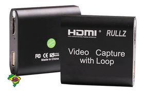 Placa Captura Video Loop Hdmi 2x Usb 1920x1080p Game Full Hd