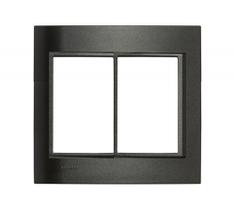 Placa Carbono 4"x 4" com Suporte (6 Módulos) - Revitá (5TG9 9426CA) - SIEMENS Placa Carbono 4"x 4" com Suporte (6 Módulos) - Revitá (5TG9 9426CA) - SIEMENS