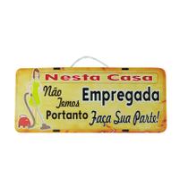 Placa Carro Decorativa Enfeite Nesta Casa Não Mdf Madeira