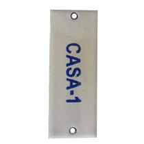 Placa Casa 1 + 1 Placa Casa 2 - Kit C/2 Unids