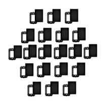 Placa Cega (20un) 4x2 Com Suporte Evidence Preto - Fame